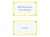 80 flashcards - 7,5 x 12,5 cm - Flash 2.0 Oxford - Petits carreaux - cadre jaune