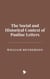 The Social and Historical Context of Pauline Letters