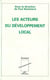 Les acteurs du développement local