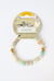 Bracelet Amazonite et perles en métal