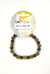 Bracelet en bois et onyx