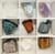 Coffret de mineraux - 9 pierres brutes naturelles