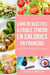 Livre de recettes à faible teneur en calories En français/ Low Calorie Cookbook In French