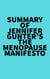 Summary of Jennifer Gunter's The Menopause Manifesto
