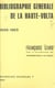 Bibliographie générale de la Haute-Volta - 1956-1965