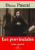Les Provinciales – suivi d'annexes - Nouvelle édition 2019