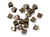 20 embouts pince-ruban de 6 mm  - Bronze - Créalia