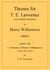 Threnos for T. E. Lawrence and other writings, together with A Criticism of Henry Williamson's Tarka the Otter, by T. E. Lawrence - Henry Williamson Collections, #19