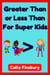 Greater Than or Less Than For Super Kids