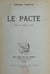 Le pacte - Pièce en trois actes