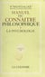 Manuel du connaître philosophique (1). La psychologie