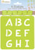 6 Pochoirs - Alphabet - Avenue Mandarine
