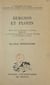 Bergson et Plotin - Thèse pour le Doctorat ès lettres présentée à la Faculté des lettres et sciences humaines de l'Université de Paris