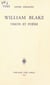 William Blake : Vision et poésie