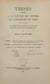 Réaction phototropique et régulation du comportement chez l'imago mâle de Blattella Germanica. Suivi de Analyse causale du comportement d'origine endogène - Thèses présentées à la Faculté des lettres de l'Université de Paris pour obtenir le grade de Do...