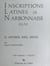 Inscriptions latines de Narbonnaise (2) : Antibes, Riez, Digne