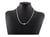 Collier court maille serpentine 2,5 mm Créalia - Argenté