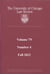University of Chicago Law Review: Volume 79, Number 4 - Fall 2012