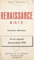 Renaissance de l'A.F.N. - Chronique historique. La vie reprend, janvier-avril 1943