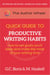 The Author Wheel Quick Guide to Productive Writing Habits - The Author Wheel Quick Guides