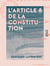 L'Article 8 de la constitution - Interprétation de la clause de révision
