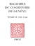 Registres du Consistoire de Genève au temps de Calvin - Tome II, 1545-1546