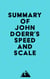 Summary of John Doerr's Speed and Scale