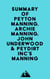 Summary of Peyton Manning, Archie Manning, John Underwood & Peydirt Inc's Manning