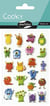 Sticker 3D autocollant Maildor - Monstres 2 - 21 pièces