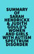 Summary of Sarah Hendrickx & Judith Gould's Women and Girls with Autism Spectrum Disorder