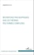 Recherches philosophiques sur les théories des formes complexes