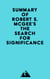 Summary of Robert S. McGee's The Search for Significance