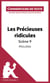 Les Précieuses ridicules de Molière - Scène 9 - Commentaire et Analyse de texte