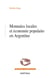 Monnaies locales et économie populaire en Argentine