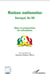 Assises nationales - Sénégal, An 50 - Bilan et perspectives de refondation