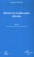 Histoire de la philosophie africaine - Livre I - Le berceau égyptien de la philosophie