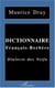 DICTIONNAIRE FRANÇAIS-BERBÈRE - Dialecte des Ntifa