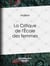 La Critique de l'Ecole des femmes