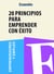 20 principios para emprender con éxito