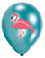 6 Ballons Flamant Rose