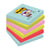 Lot de 6 bloc-notes Post-it® - Super Sticky - Collection Miami - 76 x 76 mm