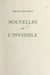 Nouvelles de l'invisible - Suivi de : Bruits de bottes ; Les méchantes filles ; L'homme perdu