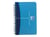 1 carnet polypro à spirales - 9 x 14 cm - Oxford - 180 pages quadrillées - Coloris assortis