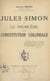 Jules Simon et le problème de la constitution coloniale