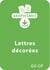 Jeux graphiques autour des lettres GS/CP - Lettres décorées - Un lot de 29 fiches à télécharger