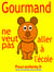 Gourmand ne veut pas aller à l'école - Pièce de théâtre pour enfants. C'est la rentrée des classes et Gourmand le petit ours ne veut pas aller à l'école.