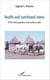 Health and nutritional status - Of the nilotic population in the southern sudan