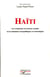 Haïti - Les recherches en sciences sociales et les mutations sociopolitiques et économiques