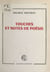 Touches et notes de poésie