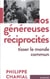 Nos généreuses réciprocités - Tisser le monde commun